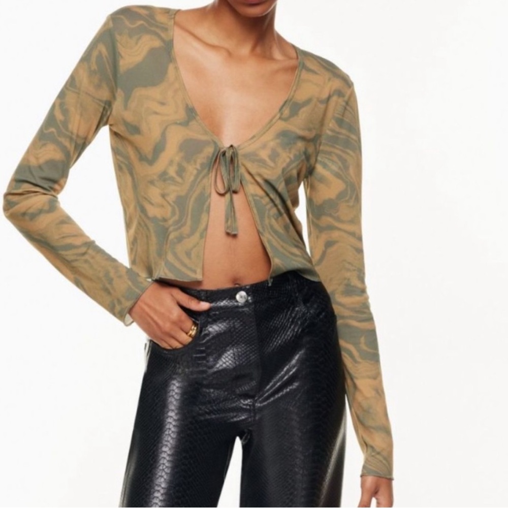 Aritzia Wilfred Bitter Sage/DK Sandy Beige XS